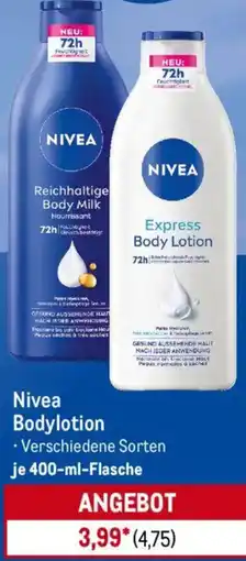 METRO Nivea Bodylotion Angebot