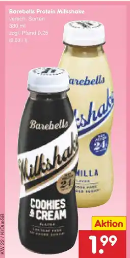 Netto Marken-Discount Barebells barebells protein milkshake Angebot