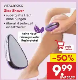 Netto Marken-Discount Vitalmaxx glas shaver Angebot