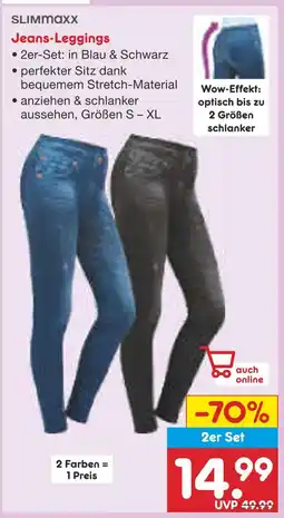 Netto Marken-Discount Slimmaxx jeans-leggings Angebot