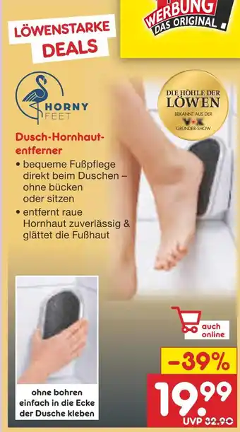 Netto Marken-Discount Horny feet dusch-hornhautentferner Angebot