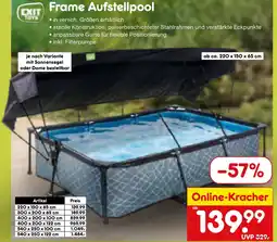 Netto Marken-Discount Exit toys frame aufstellpool Angebot