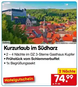 Netto Marken-Discount Stolberg kurzurlaub im südharz Angebot