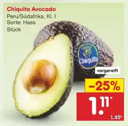 Netto Marken-Discount Chiquita avocado Angebot