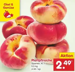 Netto Marken-Discount Plattpfirsiche Angebot