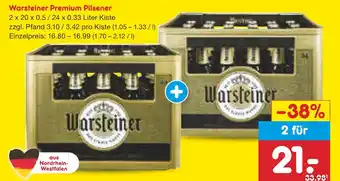 Netto Marken-Discount Warsteiner premium pilsener Angebot