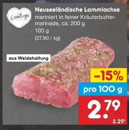 Netto Marken-Discount Neuseeländische lammlachse Angebot