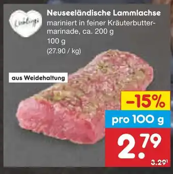 Netto Marken-Discount Neuseeländische lammlachse Angebot