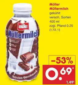 Netto Marken-Discount Müller müllermilch Angebot