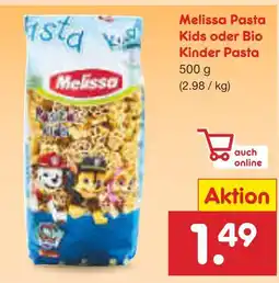 Netto Marken-Discount Melissa pasta kids oder bio kinder pasta Angebot