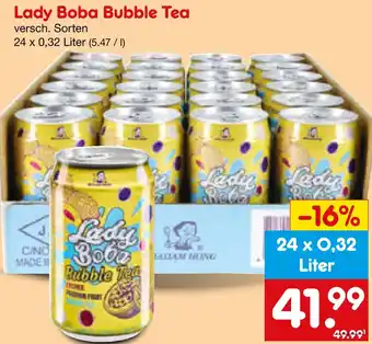 Netto Marken-Discount Lady boba bubble tea Angebot