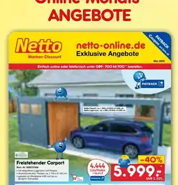 Netto Marken-Discount Netto freistehender carport Angebot