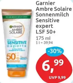 Budni Garnier Ambre Solaire Sonnenmilch Sensitive expert LSF 50+ Angebot