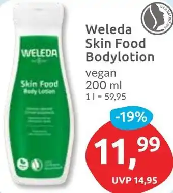 Budni Weleda Skin Food Bodylotion Angebot