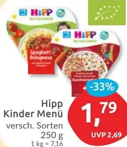 Budni Hipp Kinder Menü Angebot