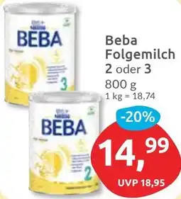 Budni Beba Folgemilch 2 oder 3 Angebot