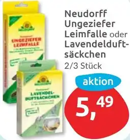 Budni Neudorff Ungeziefer Leimfalle oder Lavendelduftsäckchen Angebot