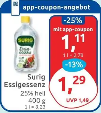 Budni Surig Essigessenz Angebot