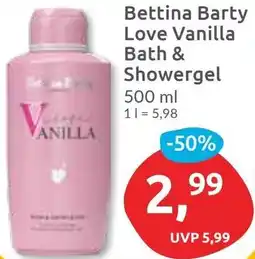 Budni Bettina Barty Love Vanilla Bath & Showergel Angebot