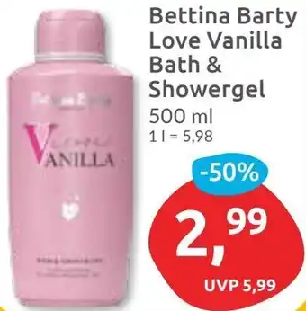 Budni Bettina Barty Love Vanilla Bath & Showergel Angebot