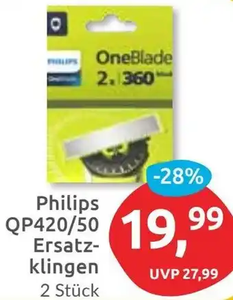 Budni Philips QP420/50 Ersatzklingen Angebot