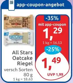 Budni All Stars Oatcake Riegel Angebot