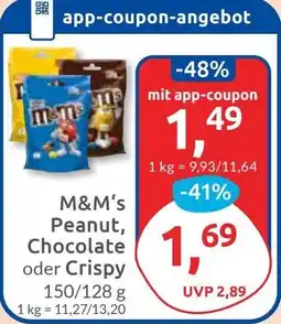 Budni M&M's Peanut, Chocolate oder Crispy Angebot
