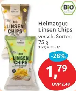 Budni Heimatgut Linsen Chips Angebot