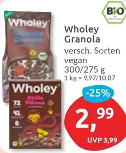 Budni Wholey Granola Angebot