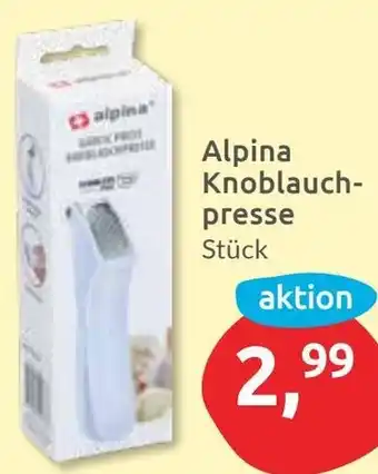 Budni Alpina Knoblauchpresse Angebot