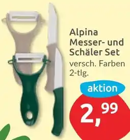 Budni Alpina Messer- und Schäler Set Angebot