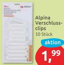 Budni Alpina Verschlussclips Angebot