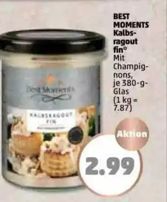 PENNY Best Moments Kalbs Ragout Fin Angebot