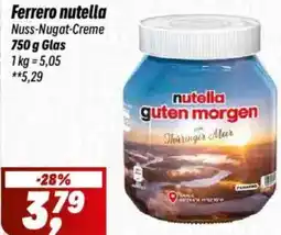 Simmel Ferrero nutella Angebot