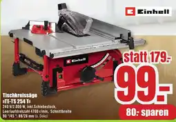 B1 Discount Baumarkt Einhell Tischkreissäge TE-TS 254 T Angebot