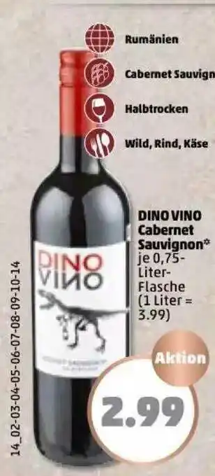 PENNY Dino Vino Cabernet Sauvignon Angebot