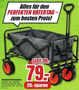 B1 Discount Baumarkt Klappbarer Handwagen Angebot