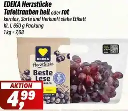 Simmel EDEKA Herzstücke Tafeltrauben hell oder rot Angebot