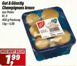 Simmel Gut & Günstig Champignons braun Angebot