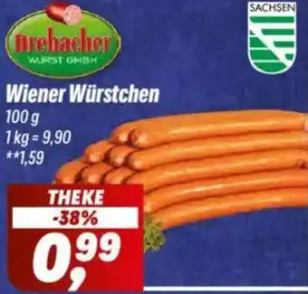 Simmel Drebacher Wiener Würstchen Angebot
