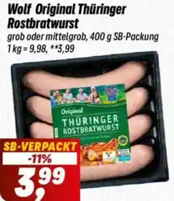 Simmel Wolf Original Thüringer Rostbratwurst Angebot