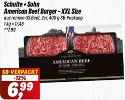 Simmel Schulte + Sohn American Beef Burger - XXL Size Angebot