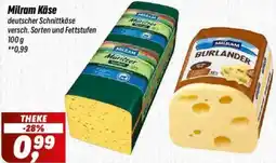 Simmel Milram Käse Angebot