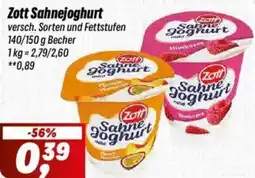 Simmel Zott Sahnejoghurt Angebot