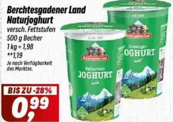 Simmel Berchtesgadener Land Naturjoghurt Angebot