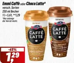 Simmel Emmi Caffè oder Choco Latte Angebot