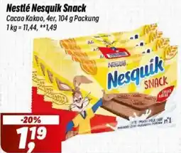 Simmel Nestlé Nesquik Snack Angebot