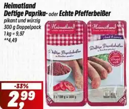 Simmel Heimatland Deftige Paprika- oder Echte Pfefferbeißer Angebot