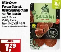 Simmel Billie Green Vegane Salami, Hähnchenaufschnitt oder Mortadella Angebot