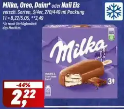 Simmel Milka, Oreo, Daim oder Nuii Eis Angebot